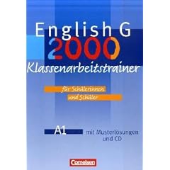 English G 2000 - Ausgabe A: Band 1: 5. Schuljahr - Klassenarbeitstrainer mit L�sungen und CD: 5. Schuljahr. Mit L�sungen