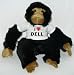 Plush Monkey / Chimpanzee toy with I Love Dell T-Shirt