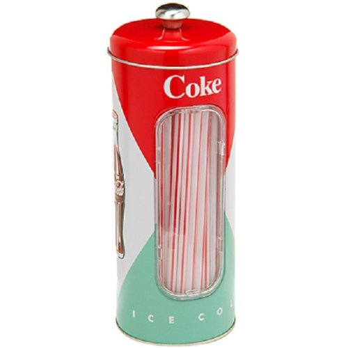 Coca Cola - New Coke Tin Straw Holder