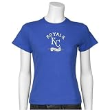 Kansas City Royals Royal Blue Ladies Banner T-shirt