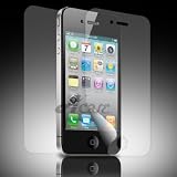 Acase(TM) Apple iPhone 4 4S AcaseView Screen Protector Film Clear (Invisible) for iPhone 4 4S AT&T and Verizon and Sprint (3 Pack + 3 Bonus Back Films)