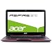Acer Aspire One 722 29,5 cm (11,6 Zoll) Netbook (AMD C-60, 1GHz, 4GB RAM, 500GB HDD, ATI HD 6290, Win 7 HP) rot