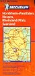 Michelin Map No. 543 Midwestern Germany: Scale 1:375,000