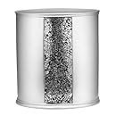 Popular Bath "Sinatra Silver" Waste Basket