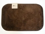Solid Brown Non-skid Bath Rug (Set of 2)