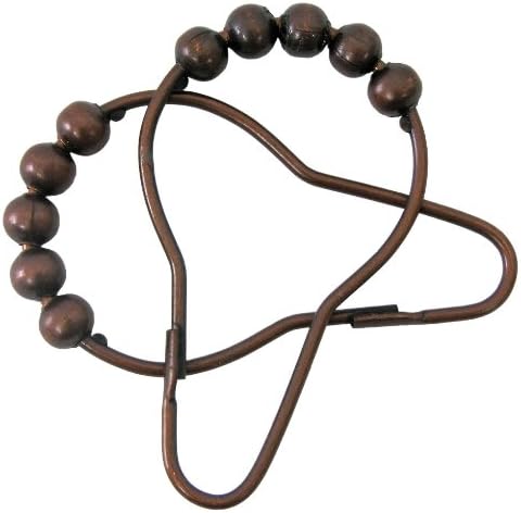 SAVE 33% TODAY! Premium EZ Glide Roller Ball Shower Curtain Rings BY ASHLEY PREMIUM, INC (Bronze Color) Never Jam or Tug When You Slide Your Shower Curtain. Glides Smoothly on Curved or Standard Rods. Dress up Your Bathroom with Our Rust Proof Hooks. Hotel Quality Rollerball Clips - 100% Guaranteed!