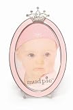 Mud Pie Baby Jeweled Tiara Oval Frame
