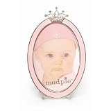 Mud Pie Baby Jeweled Tiara Oval Frame