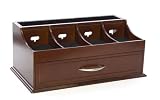 Kangaroom OFC01159ESKRSD Wood 4-Pod Charging Station and Valet