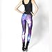 HOFISH Women's Pattern Galaxy Leggings Cotton Stretch Tight Pants