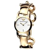 Emporio Armani Stainless Steel Bracelet White Textured Dial Women's Watch AR0761