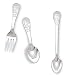 Reed & Barton Shamrock 3-Piece Baby Flatware Set