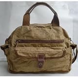 Khaki Mass Transit Washed Cotton Canvas Bag