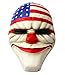 Gmasking Resin Payday 2 Dallas Mask Replica+Gmask Helmet Keychain