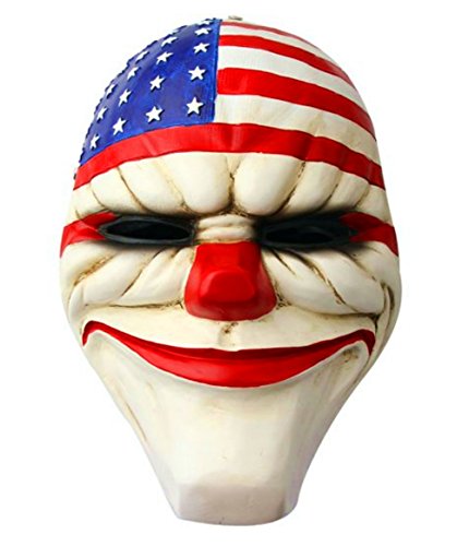 Gmasking Resin Payday 2 Dallas Mask Replica+Gmask Helmet Keychain