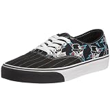 Vans Unisex Authentic Skateboarding Shoe (Skull Bolt) black/blue atoll VEE3409 6 UK