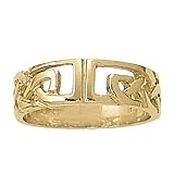 18K Yellow Gold Celtic Design Band