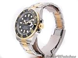 ROLEX SUBMARINER Mens Watch in Stainless Steel and 18K YELLOW GOLD, Black Ceramic Bezel, NEW RELEASE 116613 LN
