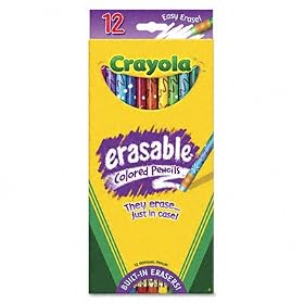 Crayola Erasable Colored Pencils-12PK by Jo-Ann