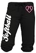 Softball Capri with Heart Shaped Softball Juniors Sizes