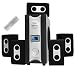 Electronics : 3000 Watt Surround Sound Speakers W/remote and 4 Aux-in