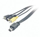 Vivanco AV Verbindung 7 pol. mini DIN St. -> Cinch-St./Cinch-St./S-Video St., 5,0m