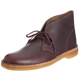 Desert Boot: Burgundy Leather Desert Boot: Burgundy Leather