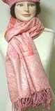 Made in India Seventy Five By Twenty Nine Inch Pashima Scarf