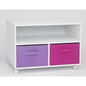 4D Concepts Girl’s TV Cart, White