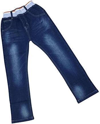 Zier Kids Boys Long Jeans Denim Casual Pant Pull Up Elastic Adjustable A86025