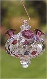 Bird Brain 12230 Charisma Hummingbird Feeder, Clear Platinum