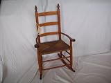 Antique Primitive Ladder Back Rocker