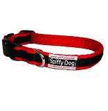 Spiffy Dog Air Dog Collar, M, Red-Black
