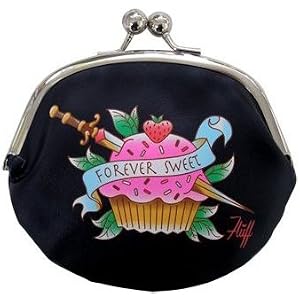 Fluff Goth Forever Sweet Cupcake Kisslock Coin Purse