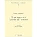 Deux le�ons sur l'animal et l'homme