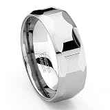 Men's Tungsten Carbide Polished Wedding Band