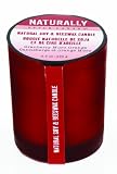 Upper Canada Soap Naturally Beeswax Candle, Cranberry Moro Orange, 9.5-Ounce
