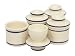 Norpro Mini 4-Piece Butter Keeper Set