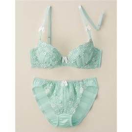 IMAGE ロマンティックブラ＆ショーツ　ミントグリーン 830155