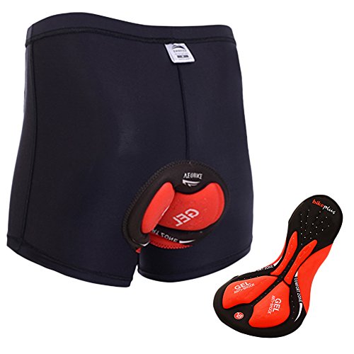 G4Free New Cycling Underwear 3D Padded GEL Riding cycling Shorts Padded Pants ,Breathable, Comfortable, Lightweight, Ideal for Men & Women Size M to Size XXXL (black-size XXXL)