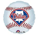 6 MLB Licensed 18 Foil Philadelphia Phillies Baseball Balloon Great For Parties And Cheering Favorite Team