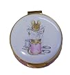 English Handpainted Enamel Box Beatrix Potter-Tailor of Gloucester
