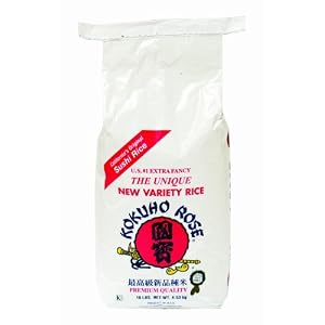 Japanese Style Sushi Rice Premium Quality Kokuho Rose 10lbs. by 