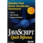 Click here to buy Javascript Quick Reference by  Rick Darnell.