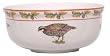 Artistically designed dinnerware woodland birds motif large salad bowl 48 oz.