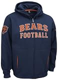 Chicago Bears Overtime Full-Zip Hooded Sweatshirt by Reebok