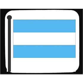 Decorated Mouse Pad with flag, Argentina