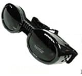 DOGGLES ILS Sunglasses - Protection from UV Rays for Your Dog - Shatterproof and Antifog - Black Frame/Smoke - X-Small