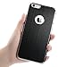 ULAK iPhone 6 Plus Case, Aluminum Coating iPhone 6s Plus Case Hybrid Hard Case Cover with PC Bumper for Apple iPhone 6s Plus / 6 Plus 5.5 Inch (Black)