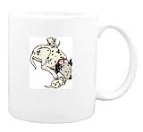 Mug with mother, spots, pet, dog, dalmatian, puppy